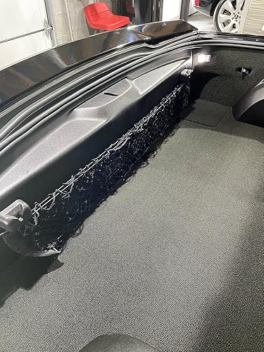 Miniatura 5 de Red de carga organizadora de maletero trasero para Chevrolet C7 Corvette 2014-2019  Red de carga estilo sobre solo para cupé  Organizador de