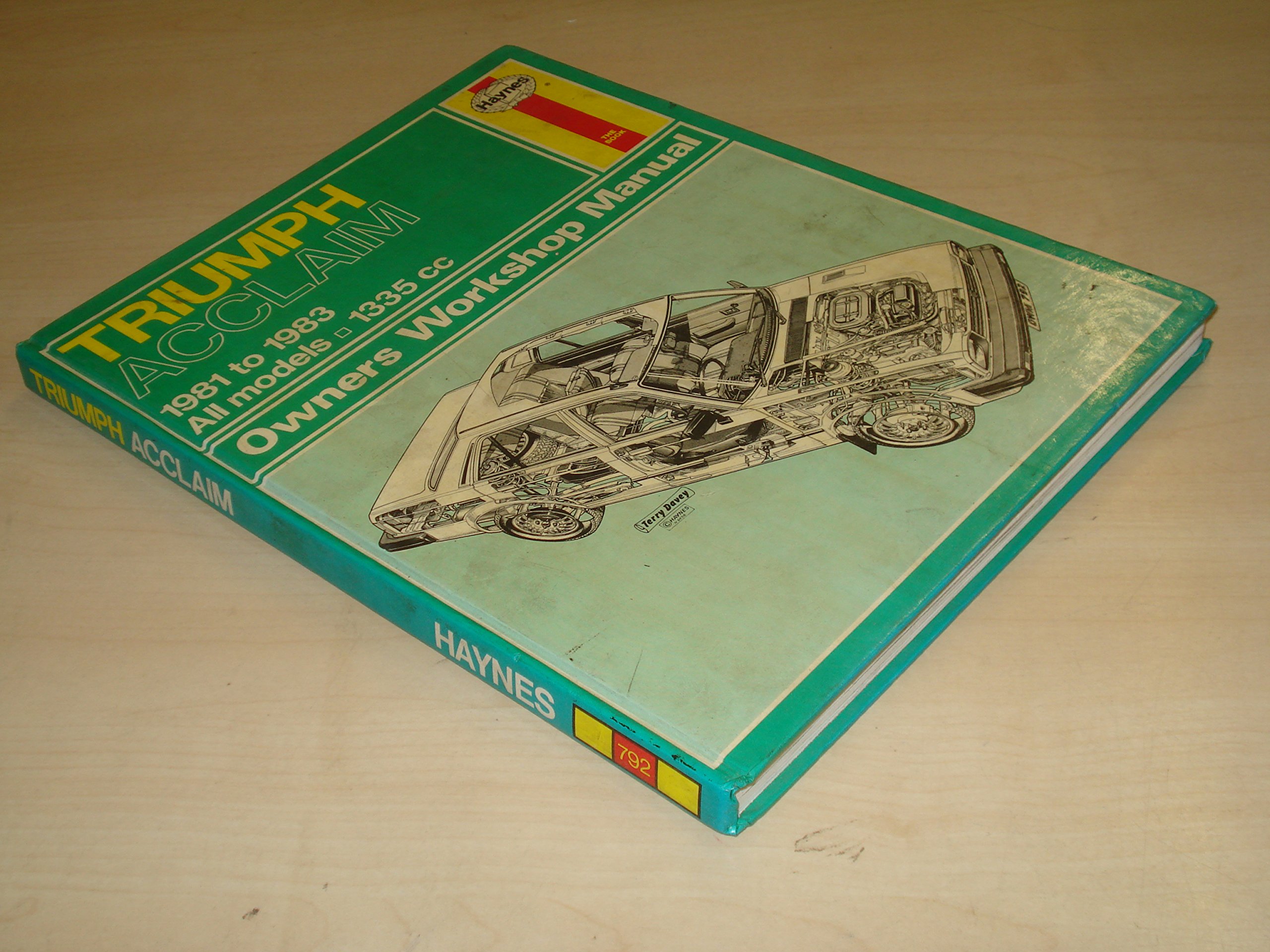 Buy Triumph Acclaim 1981-83 Owner's Workshop Manual — BookShops.in