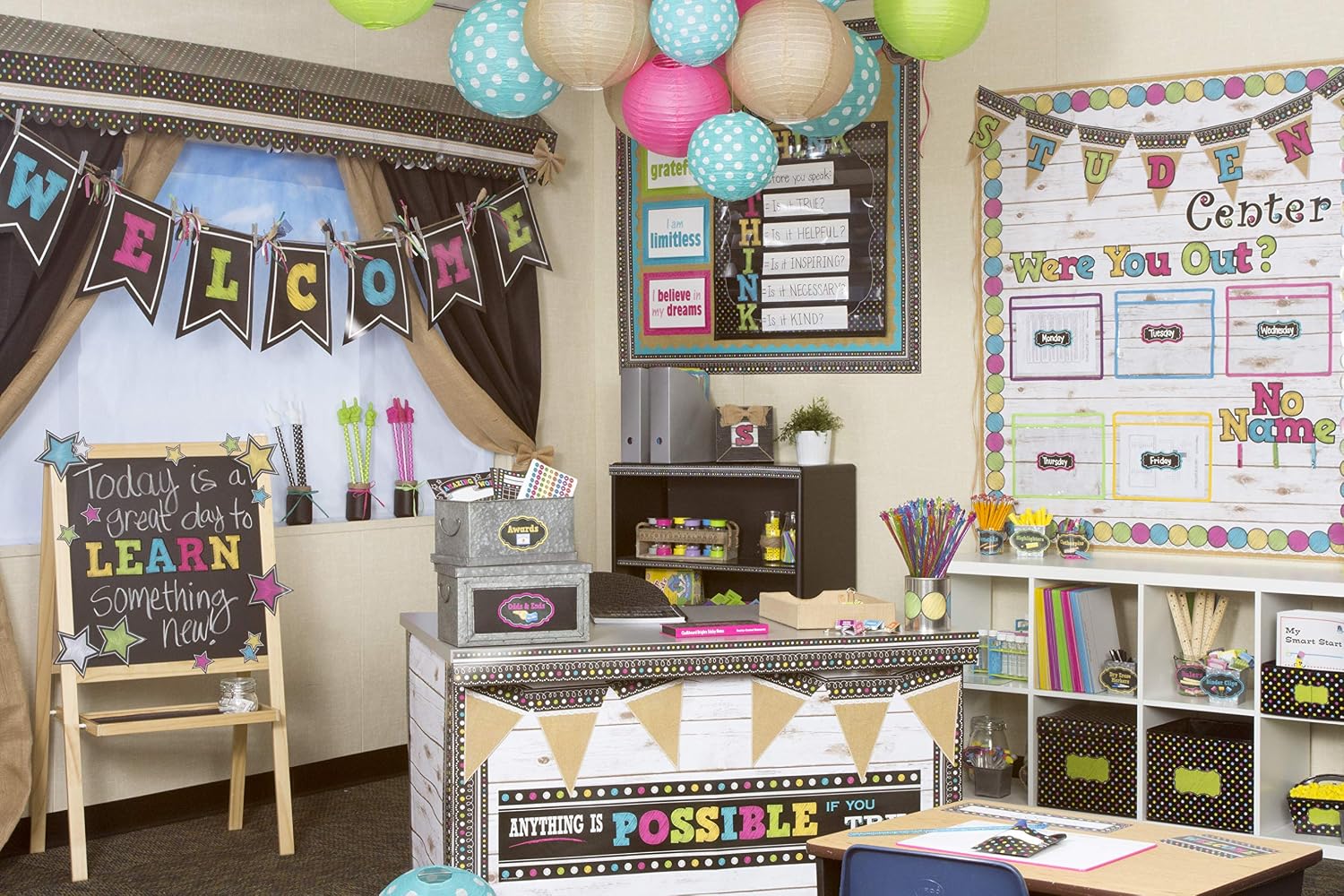 Teacher Created Resources Brights Paper Lanterns (TCR77229)