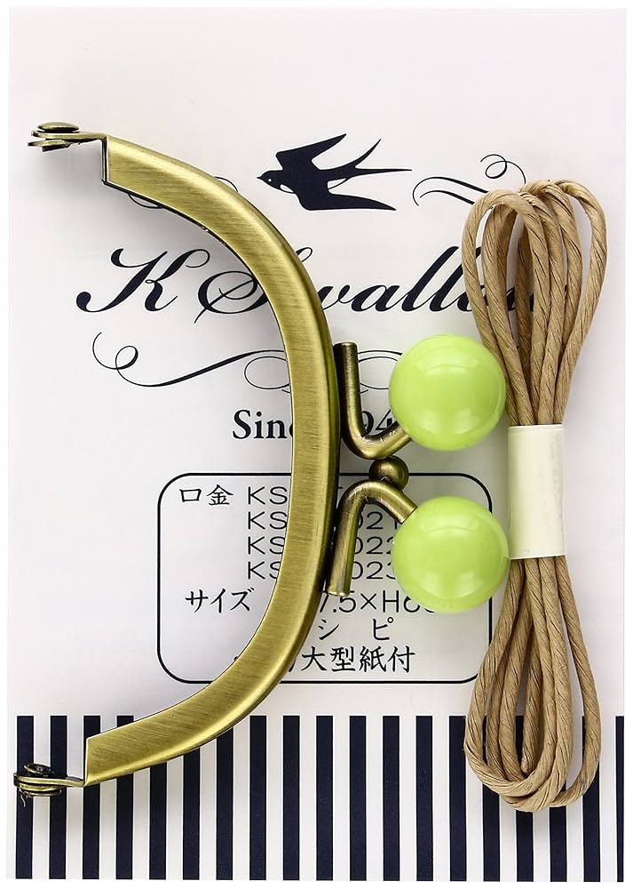 Amazon | キンキ K swallow 口金玉付 (小) アンティークゴールド