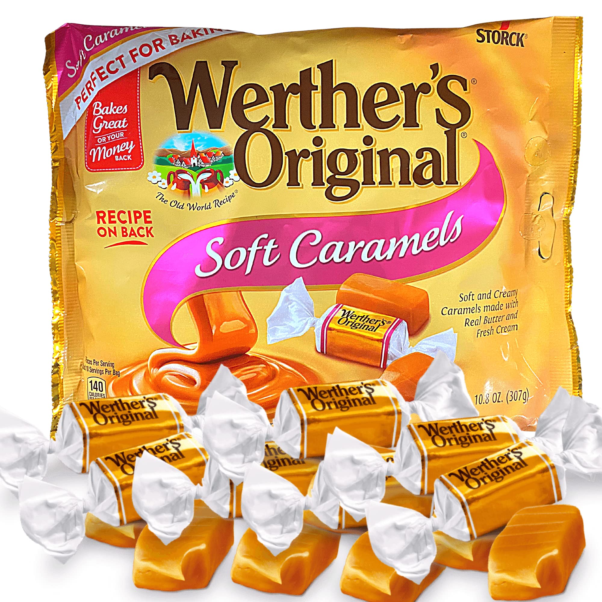 Werther's Original Caramel Hard Candies 39.75oz Bag 2 Pound (Pack of 1) — view 28