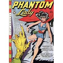Phantom Lady #13 Golden Age Superhero Comic - She's Smart - She's Sexy - She's a Superhero! 1947