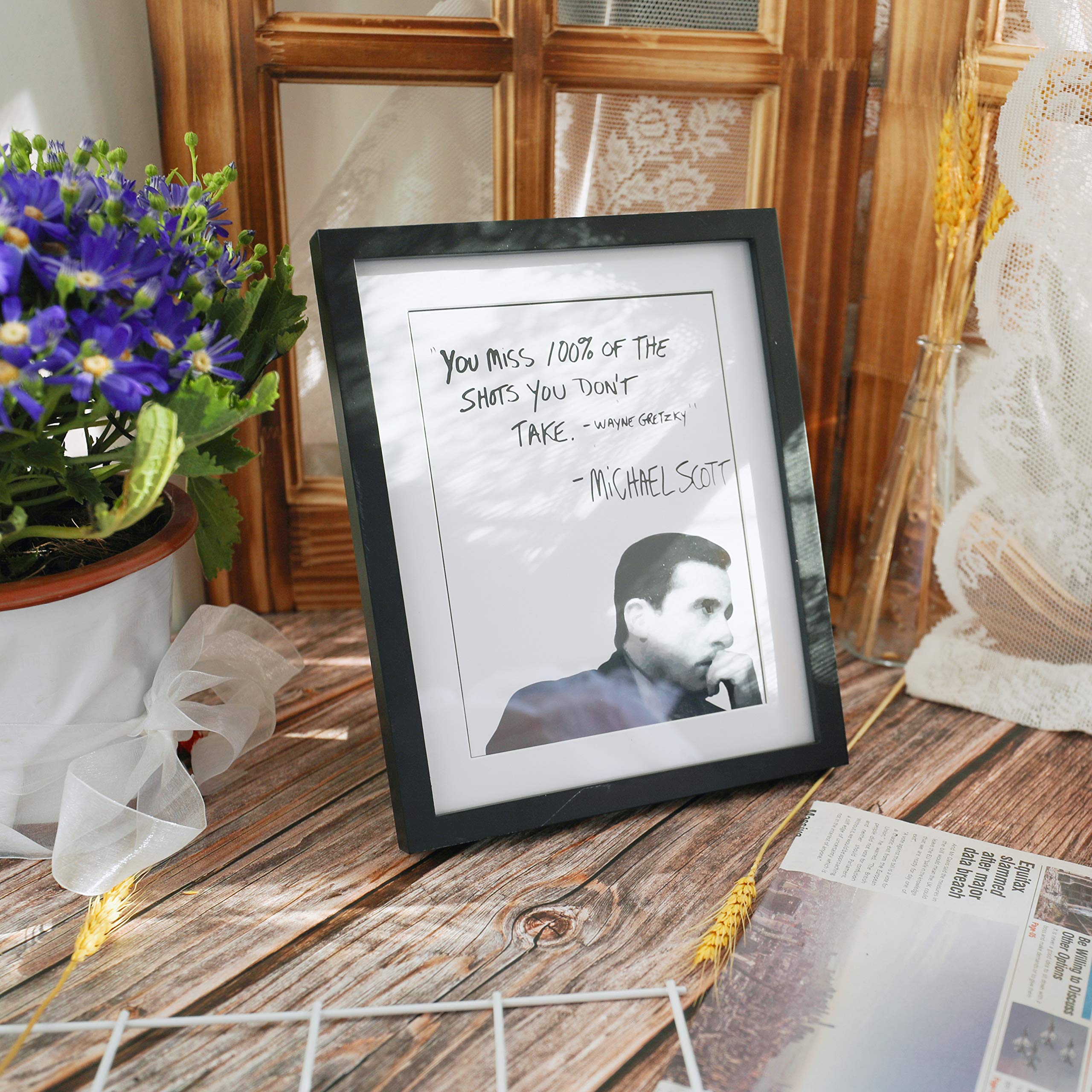 Michael Scott The Office Motivational Quote Frame Wall Art Decor 8x10