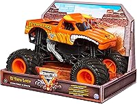 Vista 7 de Monster Jam, Camión monstruo oficial de El Toro Loco, vehículo de colección fundido a presión, escala 1:24, juguetes para niños a partir de 3 años