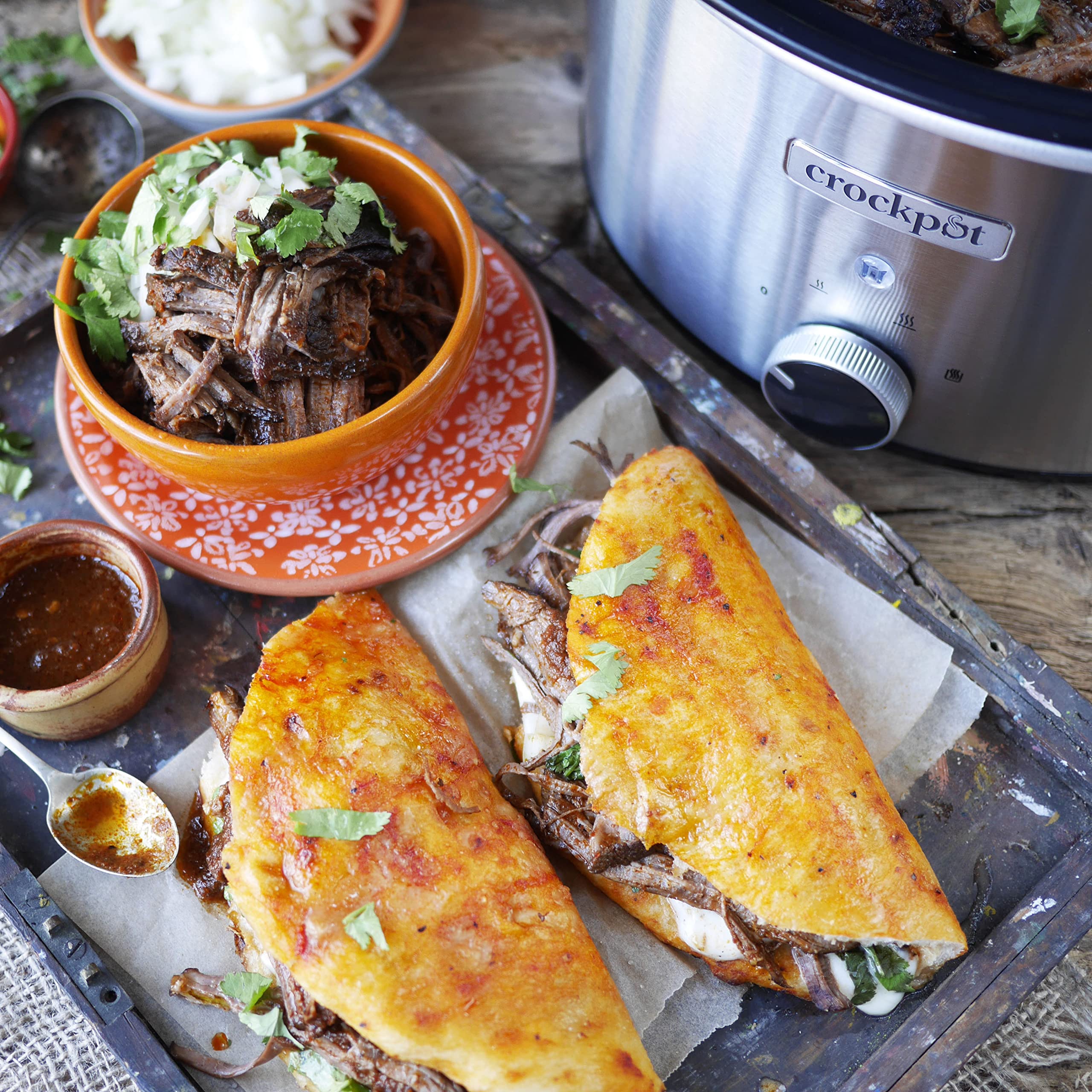 Crock-Pot Olla de cocción lenta Acero Inoxidable 6,5 L