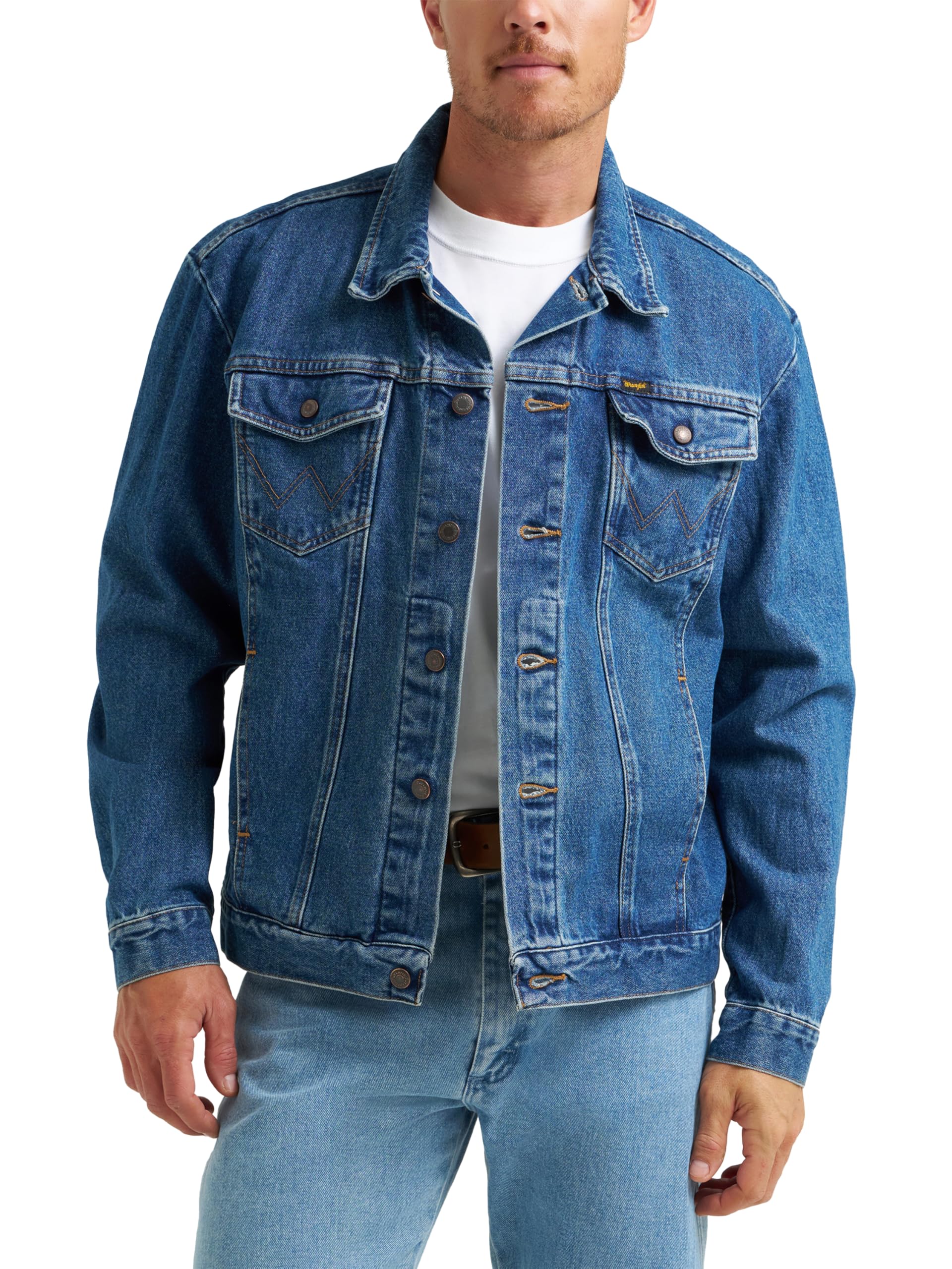 mens Cowboy Cut Western Unlined Denim Jacket