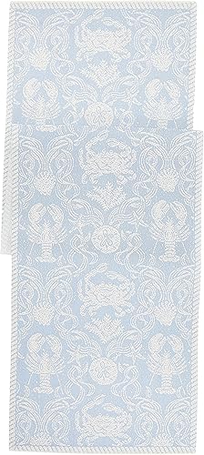 Miniatura 9 de Heritage Lace Camino de mesa de damasco de cangrejo arena de 14 x 54 pulgadas