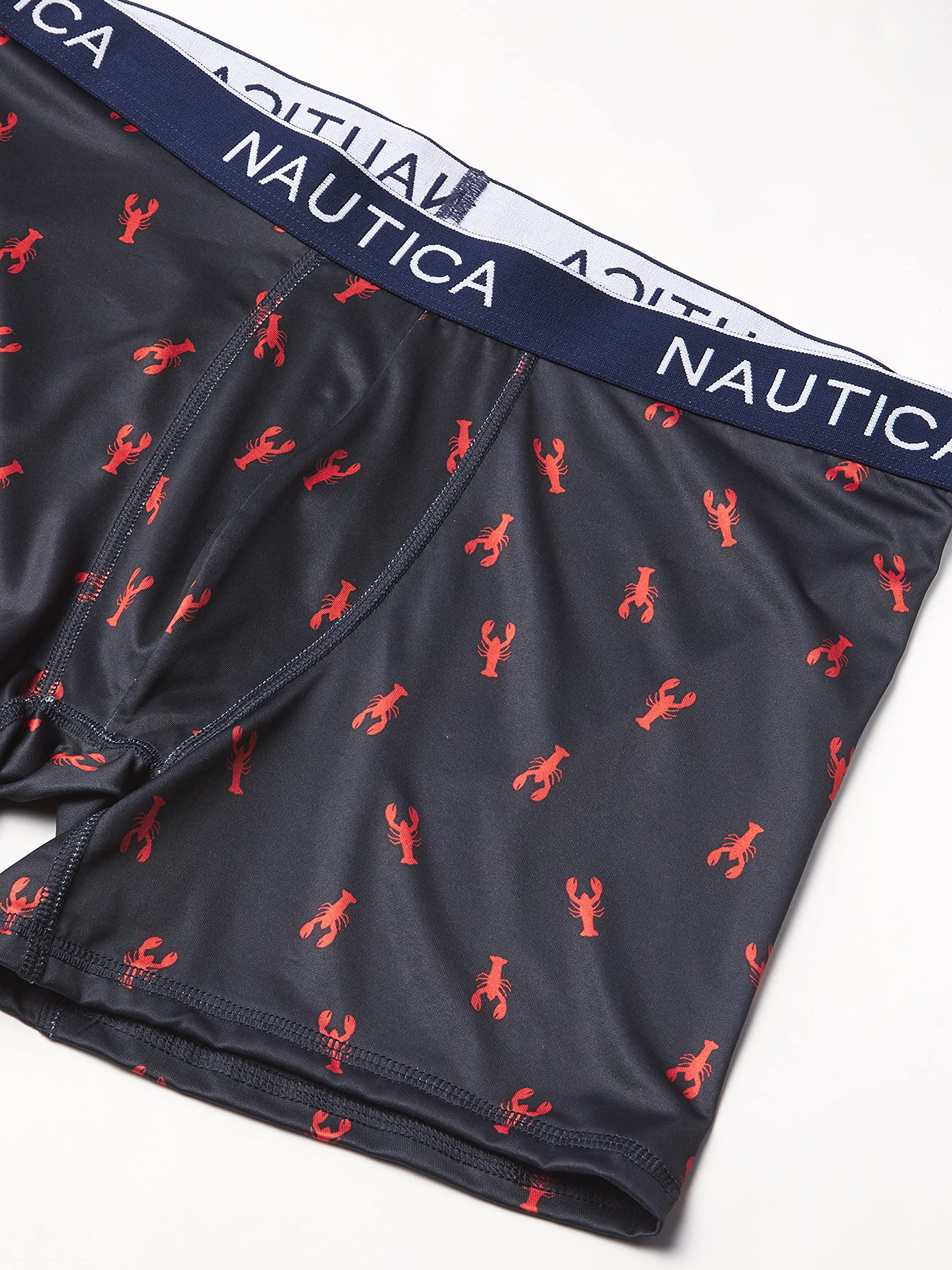Nautica Krótkie bokserki Mężczyźni 4 Pack Micro Boxer Brief