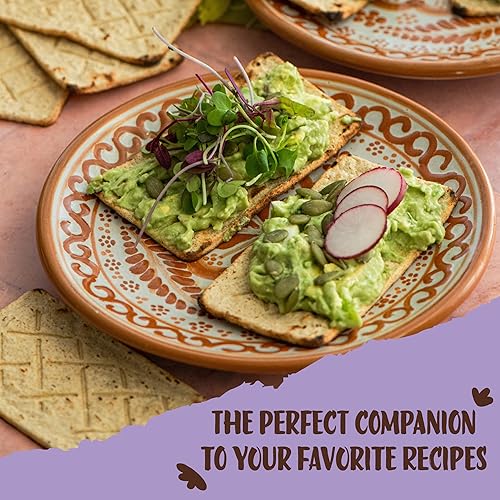 Miniatura 5 de Sanissimo Salmas de Chía y Linaza, 20 Paquetes de 3 Galletas, Galletas de Maíz Horneadas al Horno, Sin Gluten, Sin Transgénicos, Certificadas Kosher