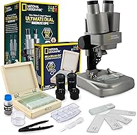 Vista 10 de Microscopio de laboratorio de National Geographic con más de 50 accesorios