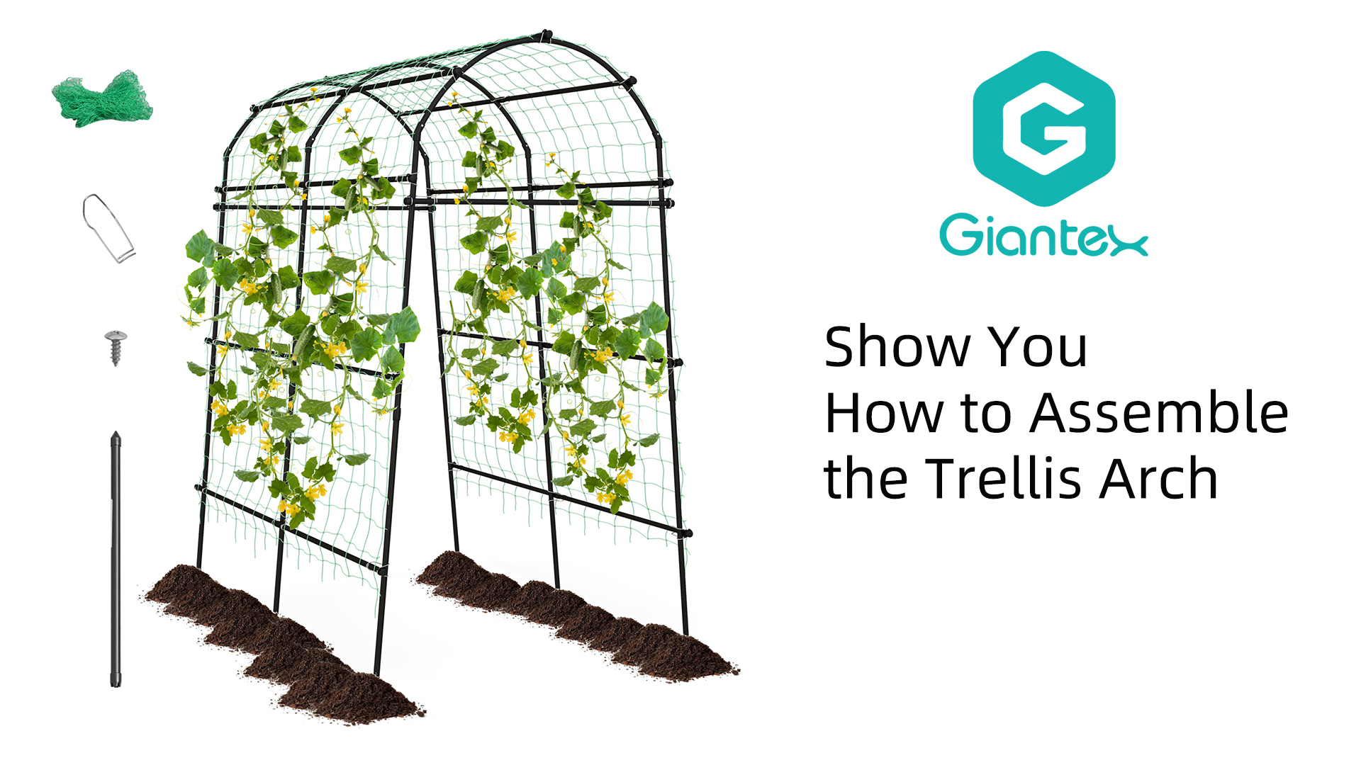 climbページ Amazon.com : Giantex Garden Arch Trellis for Climbing Plants, 7.5