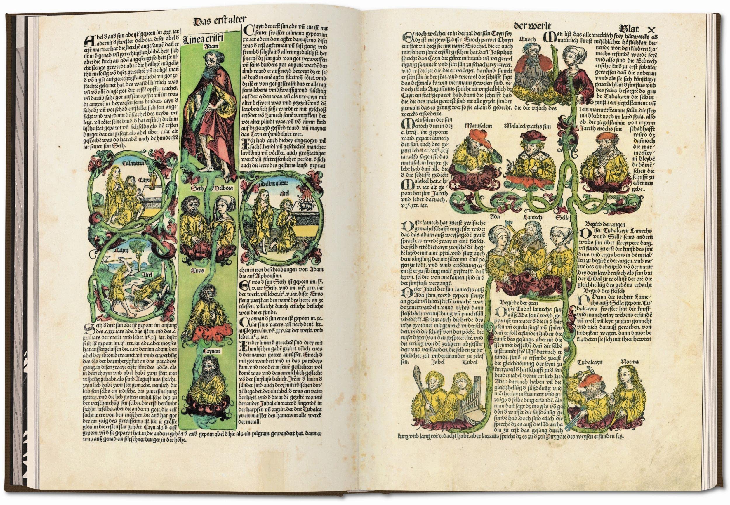 Schedel. Weltchronik - 1493. Kolorierte Gesamtausgabe: Kolorierte Gesamtausgabe. Begleitheft: Das Buch der Chroniken