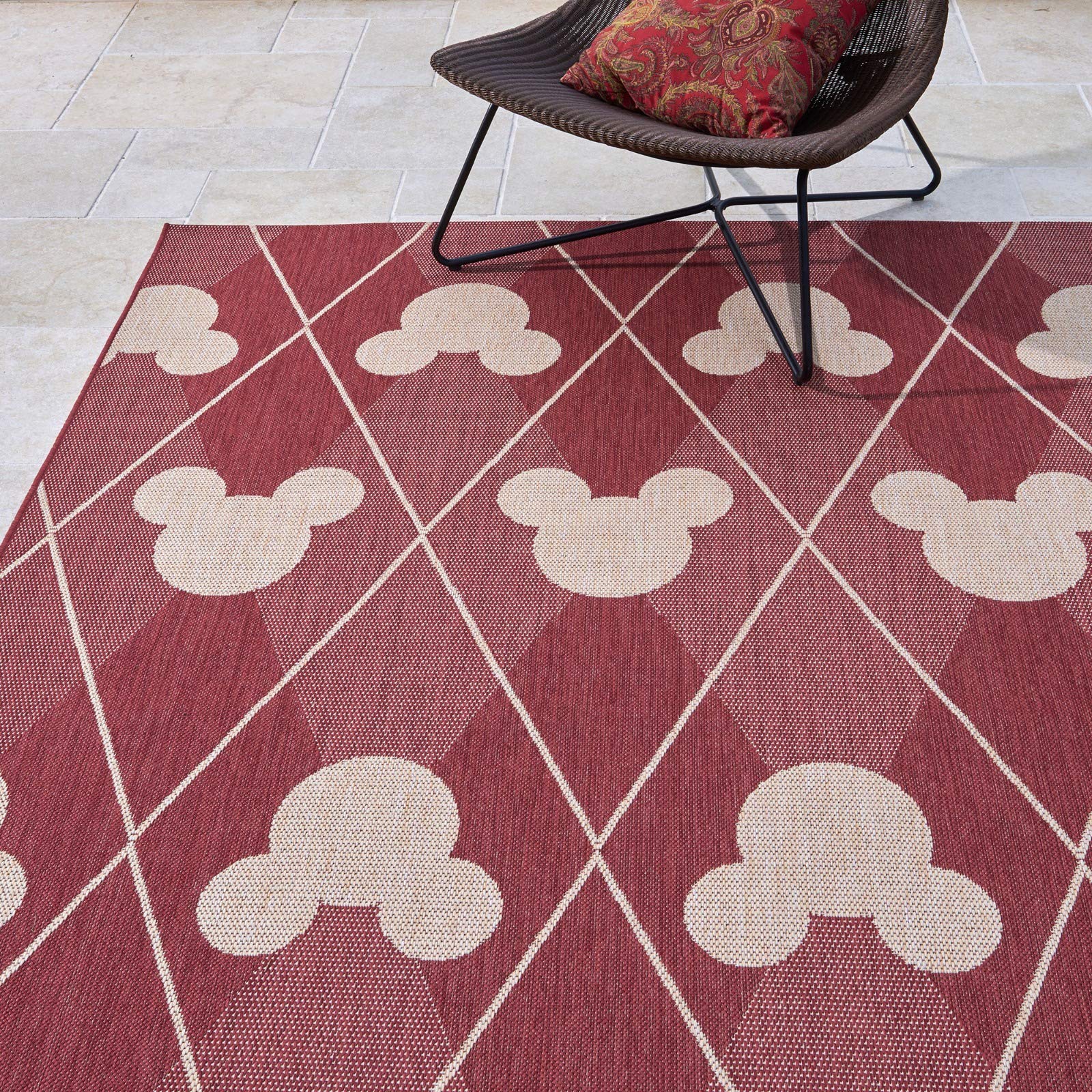 Amazon.com: Gertmenian Mickey Mouse Indoor Outdoor Rug, Disney