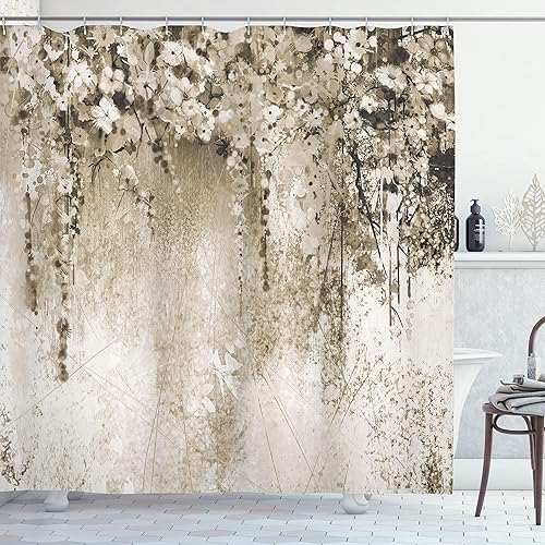 Ambesonne - Cortina para regadera multicolor y en tres tamaños