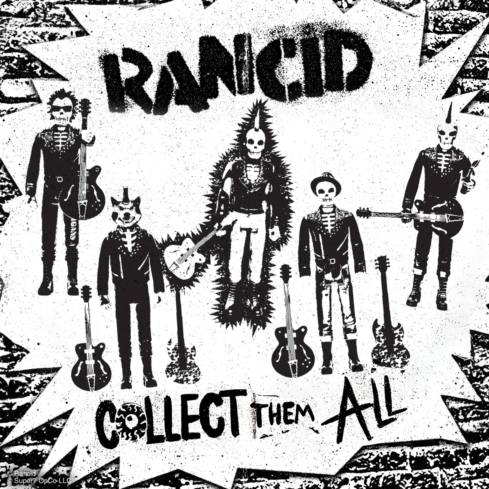 Amazon.co.jp: ランシド Re Action フィギュア RANCID Punk Skeletim