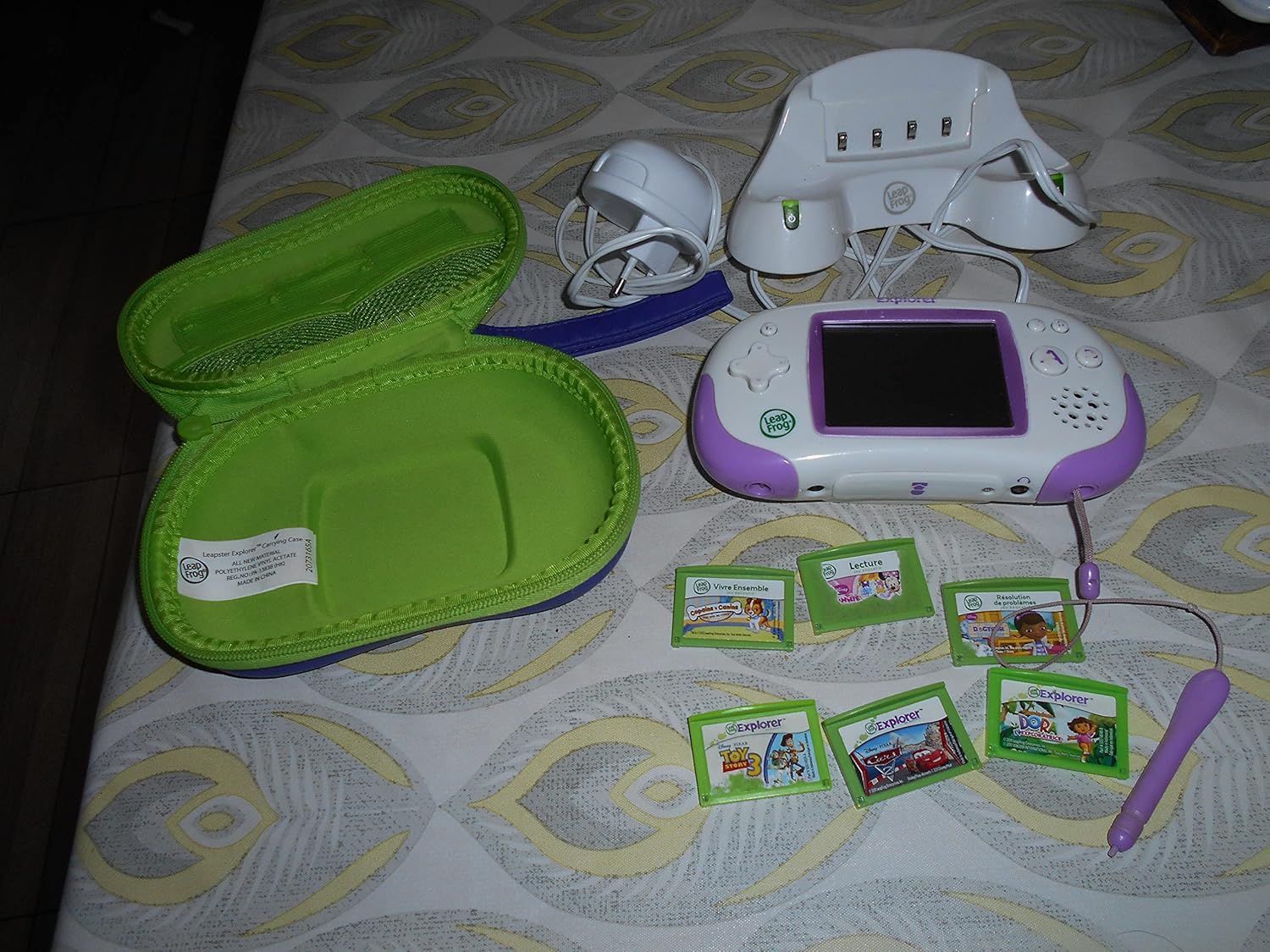 Console Leapster Explorer jeu vdéo Dora l'exploratrce Leap Frog