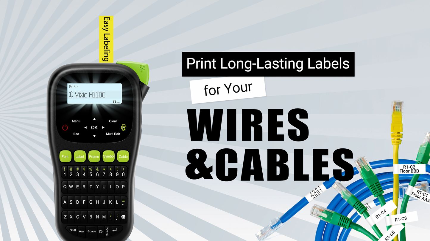 Amazon.com : Vixic Label Maker Machine with Tape, H1100 Labeler