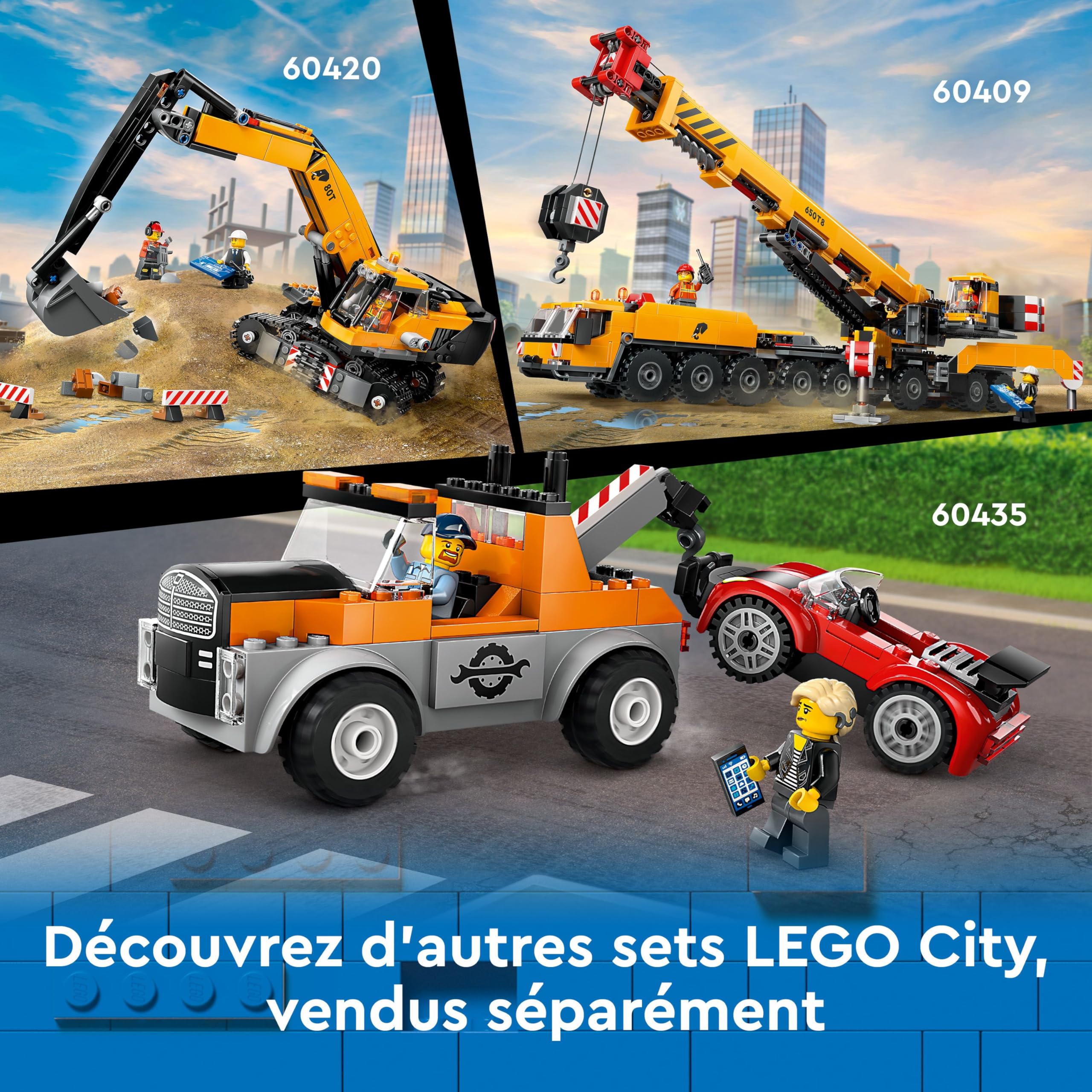 LEGO City Le Port et Le Navire Marchand - Jouet de Construction pour Garçons et Filles à Partir de 8 Ans - Idée de Cadeau pour Enfants - Grue à Containers et Bateau avec 8 Minifigurines 60422