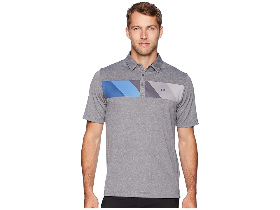 

TravisMathew We're There Polo (Heather Grey) Men's Short Sleeve Knit