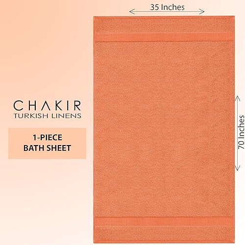 Miniatura 3 de Chakir Turkish Linens - Toallas turcas de alta calidad 100% algodón para baño, 35 x 70 pulgadas (1 toalla de baño, coral)