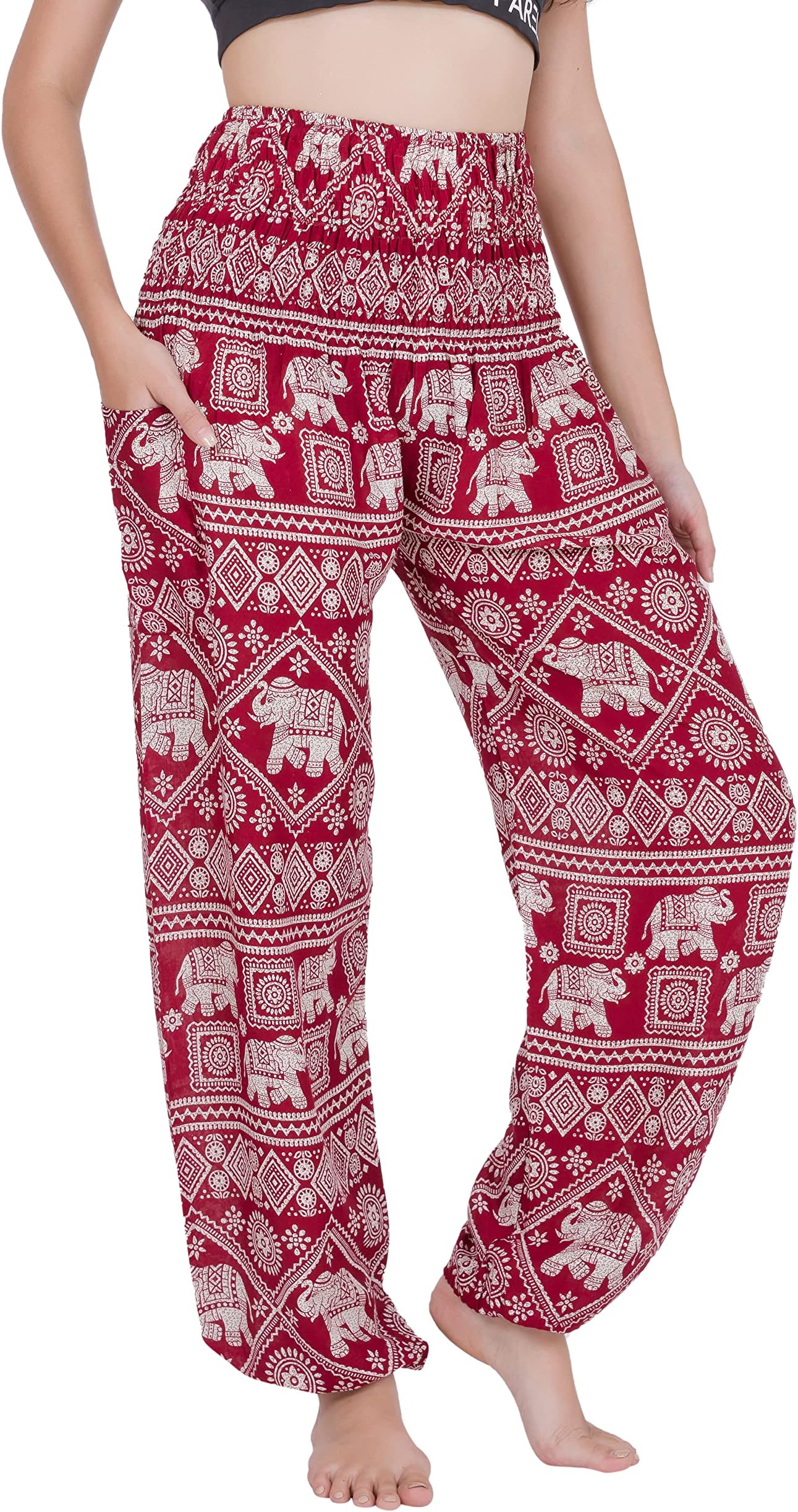 Harem Pants Women Flowy Trouser Yoga Boho Hippie Clothes