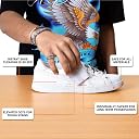 ROSHNI LUMO ™Quick Shoe Wipes - 80 Count Disposable Wet Wipes for Easy Shoe Cleaning (PACK OF 1) (1) gallery image