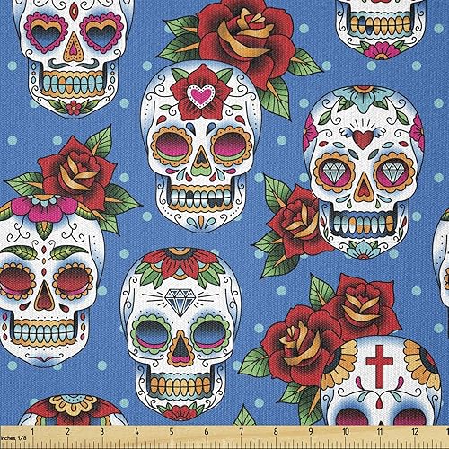 Ambesonne - Tela de punto elástica