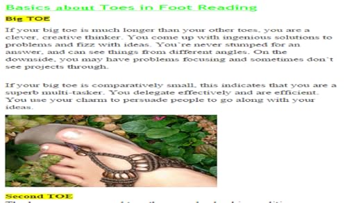 Foot Reading