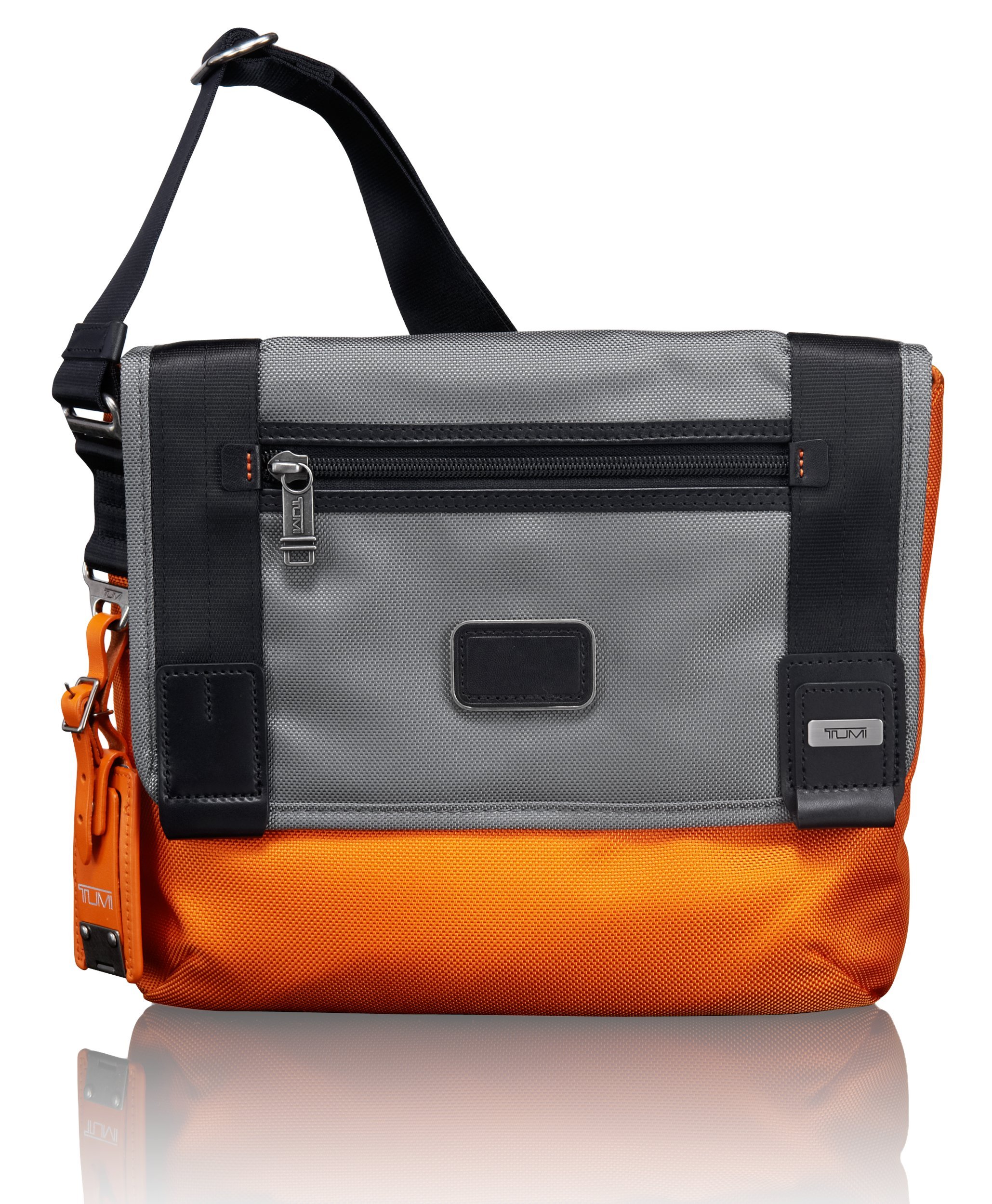 Tumi Alpha Bravo Beale Mini Messenger, Grey/Orange, One Size