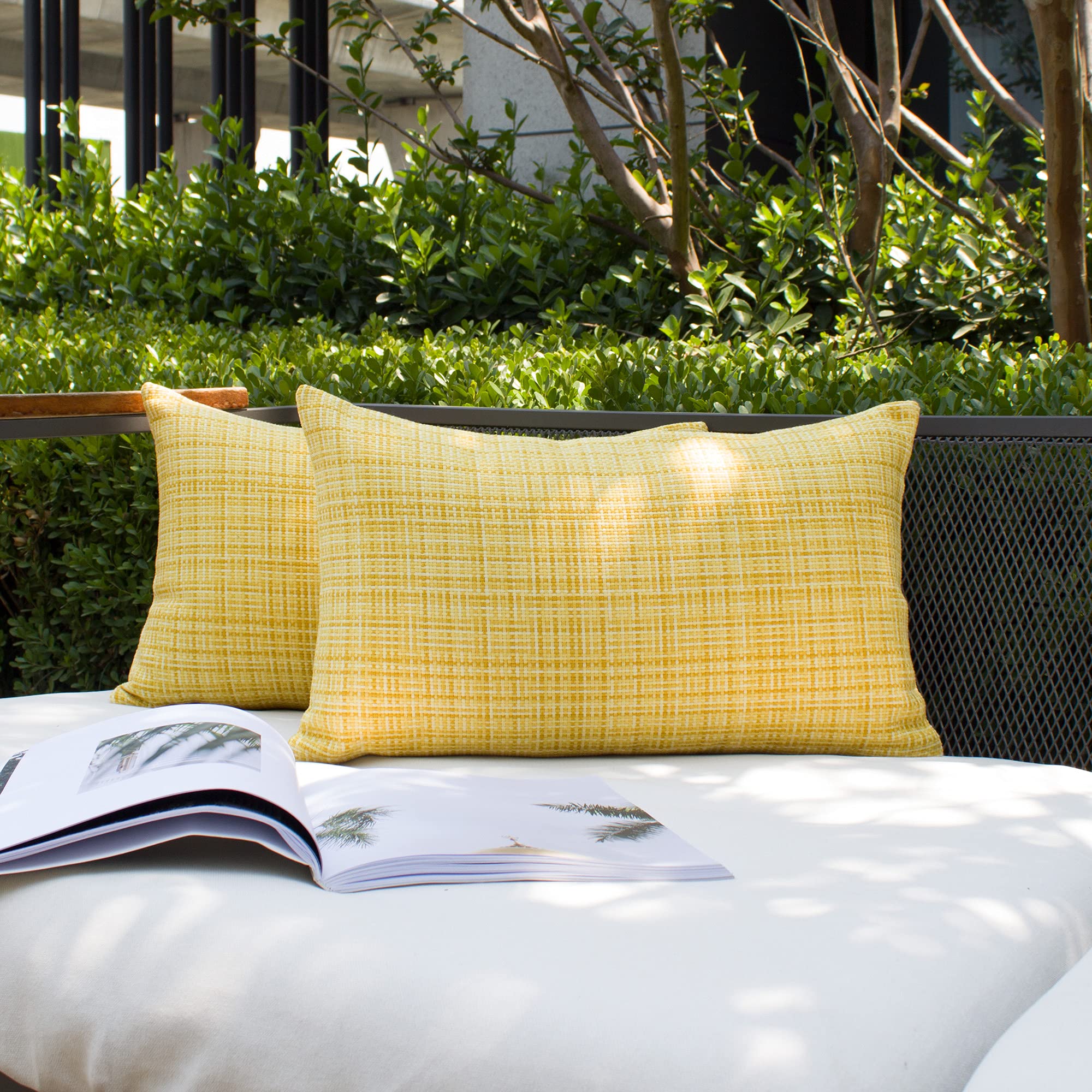 Outdoor Waterproof Lumbar Pillow Covers event rental