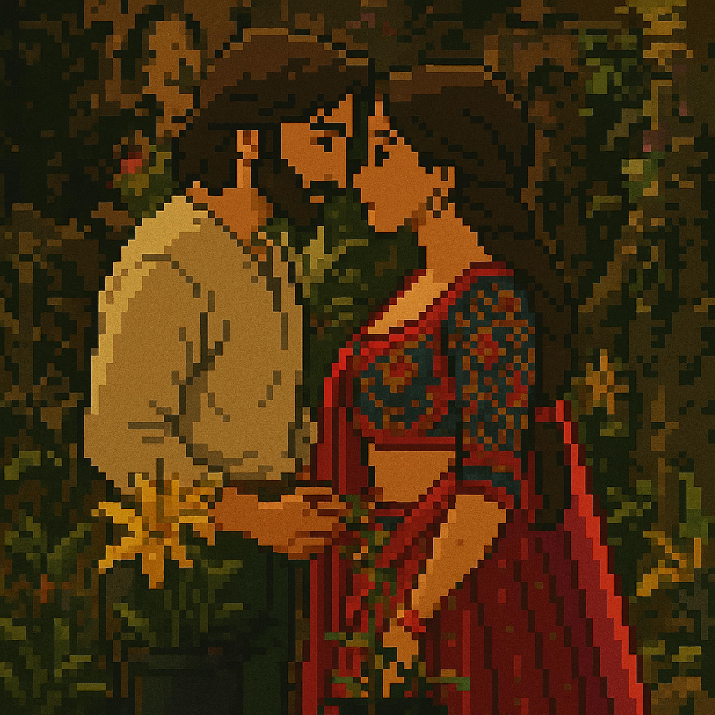 Pixel Art Style Frame - Personalized Retro Gaming Artwork