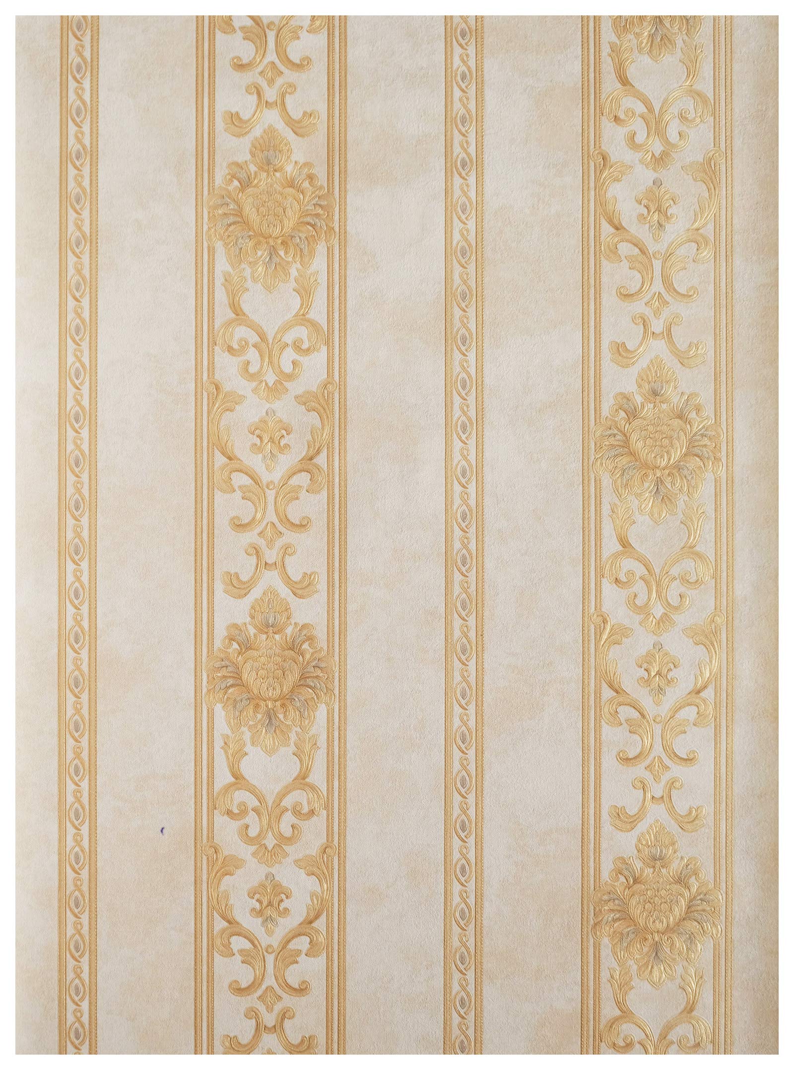 Ovoin Classic Damask Wall Paper Roll for Bedroom Living Room Walls Covering Wallpaper (0.53 * 9.5 Metres, 54.15 Sq Ft) (A56021) (B082HYLHPY) Amazon Price History, Amazon Price Tracker