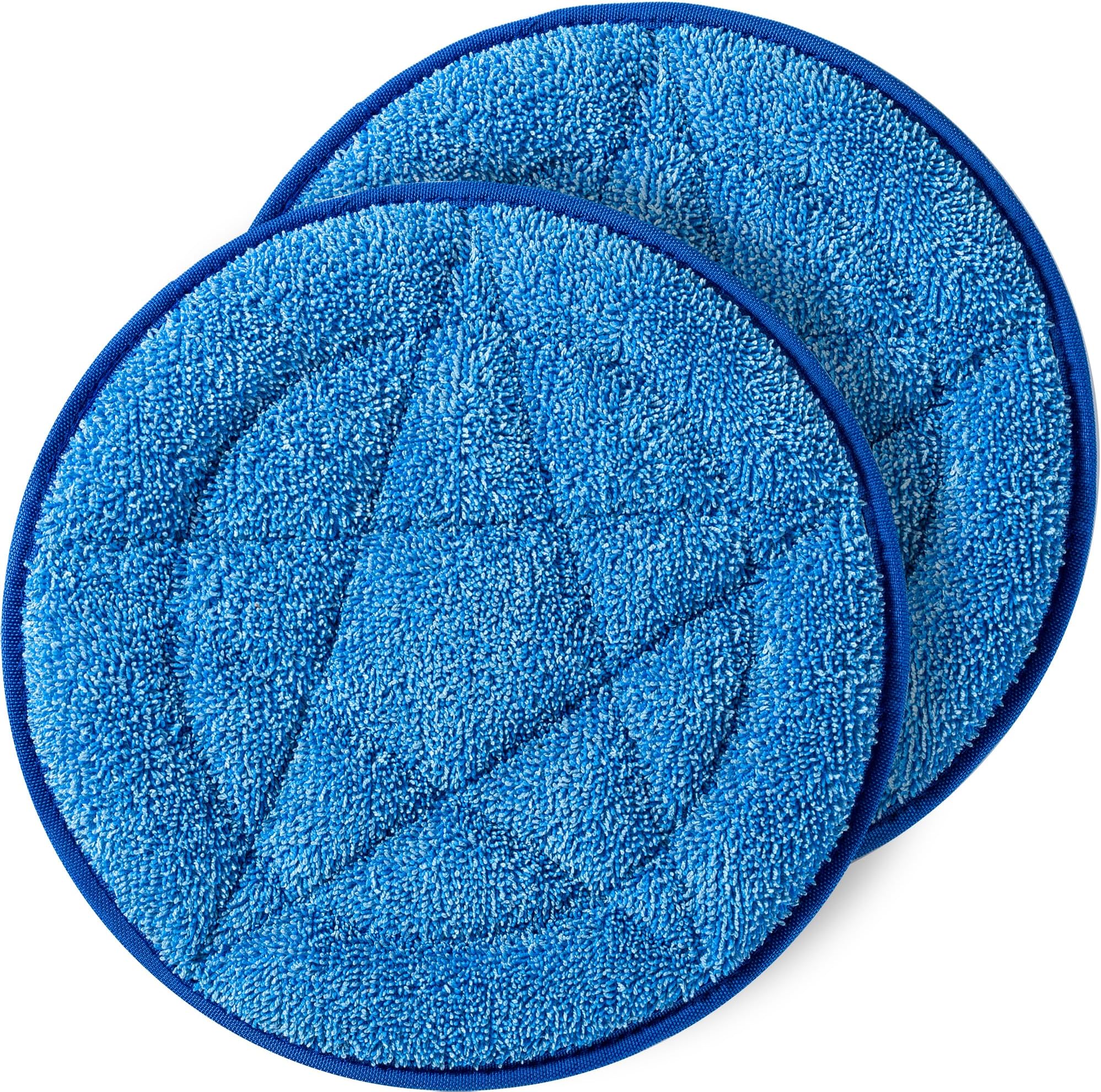 HHQ Commercial Microfiber Carpet Bonnet, Mopping and Buffing Pad, for Replacement of Oreck Orbiter Pads 437053, 2 Pack