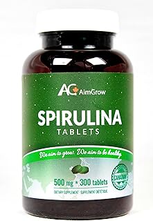 Aimgrow Spirulina Tablets 500mg 300 Tablets Canada
