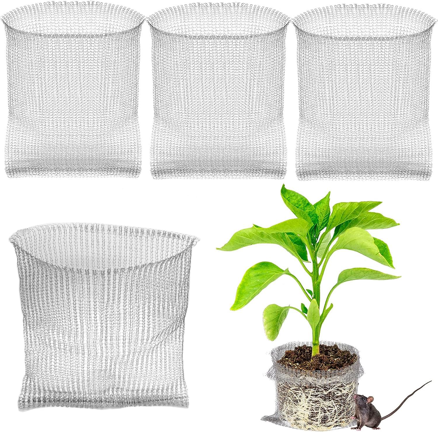 Wurzelschutzkörbe Aus Edelstahl (10 Stück) – 18 X 16 Zoll, Gegen Wühlmäuse & Gophers, Für Bäume & Pflanzen