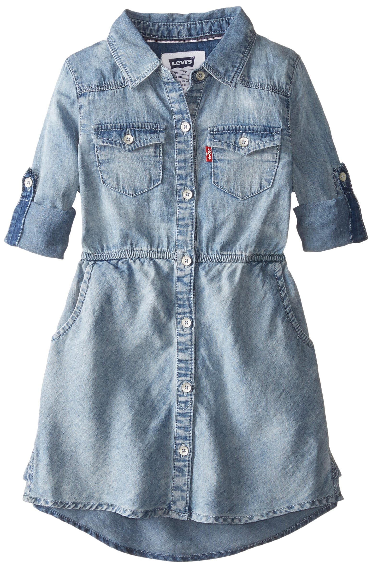 Levis Girls Open Road Long Sleeve Denim Dress | Desertcart Cayman Islands