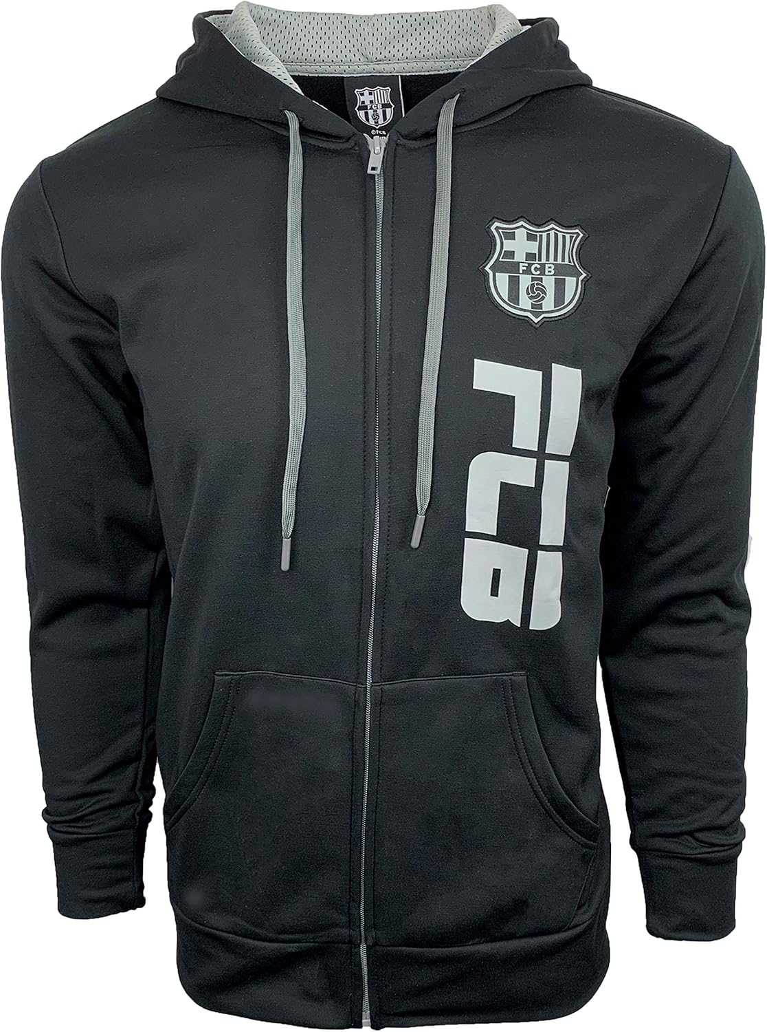 fc barcelona black hoodie