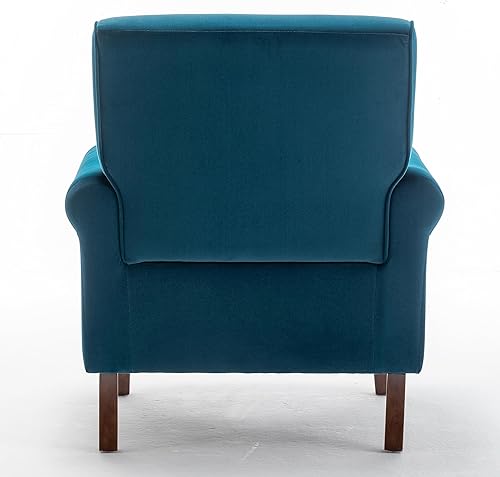 Miniatura 5 de US Pride Furniture Sillas tradicionales para sala de estar, dormitorio y oficina, sillón decorativo con marco de madera de abedul y elegantes