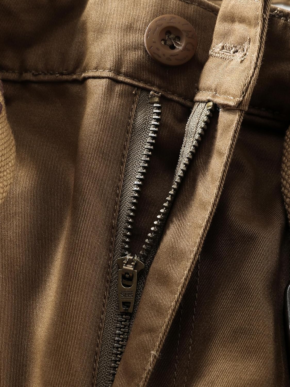 Men's Camo Cargo Work Pants Ripstop Causal Cotton Wild BDU Trousers with 8 Pockets (No Belt) - Image 6