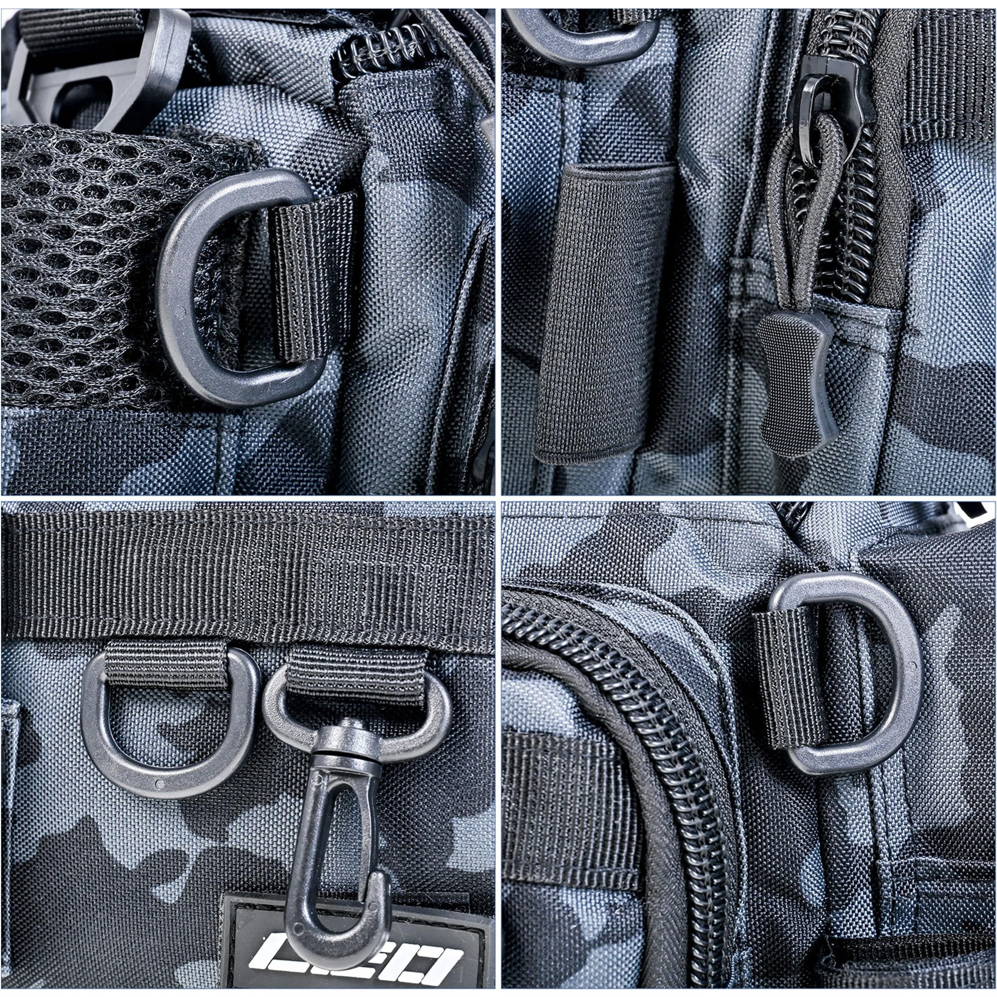 YUEMING Angelgerätetasche, Karpfentasche für Angler, Angeltasche Umhängetasche Tragbarer Groß Rucksack Angelbeutel,Aufbewahrungstasche für Outdoor-Angelausrüstung