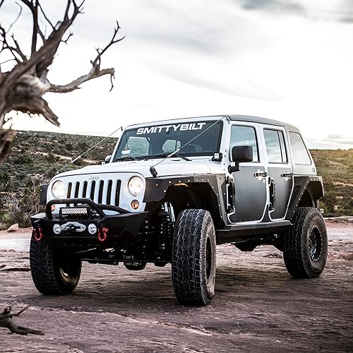 Miniatura 6 de Smittybilt 7630 JK Atlas - Escalones de puerta para Jeep JK 24 puertas (par)