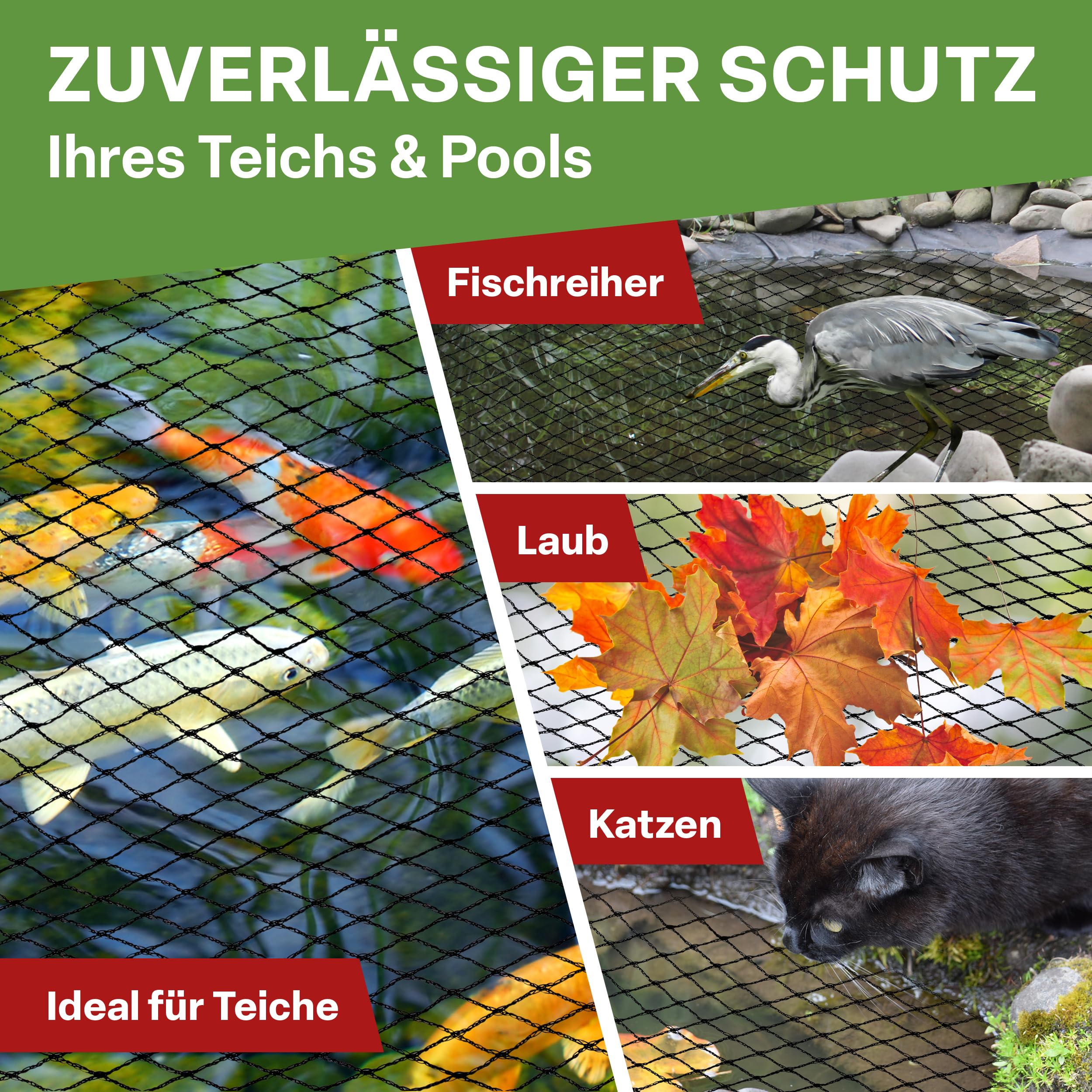 TTL Garden Red de protección para pájaros de 15 x 15 m, color negro, 30 g/m² – 12 x 12 mm, malla estrecha de polietileno de alta densidad de polietileno de alta densidad, red para árboles frutales,