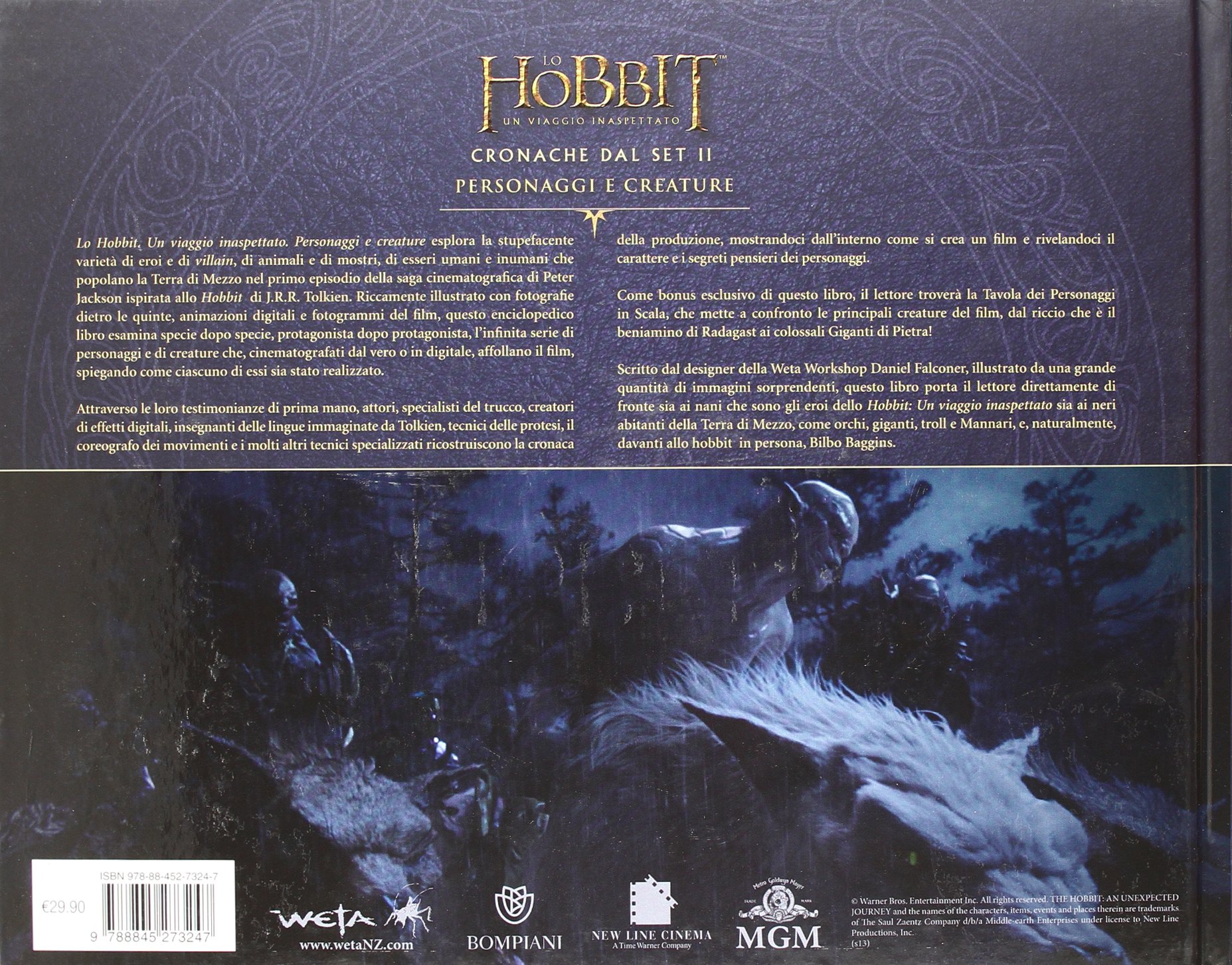 Lo Hobbit. Un viaggio inaspettato. Cronache dal set II. Personaggi e creature