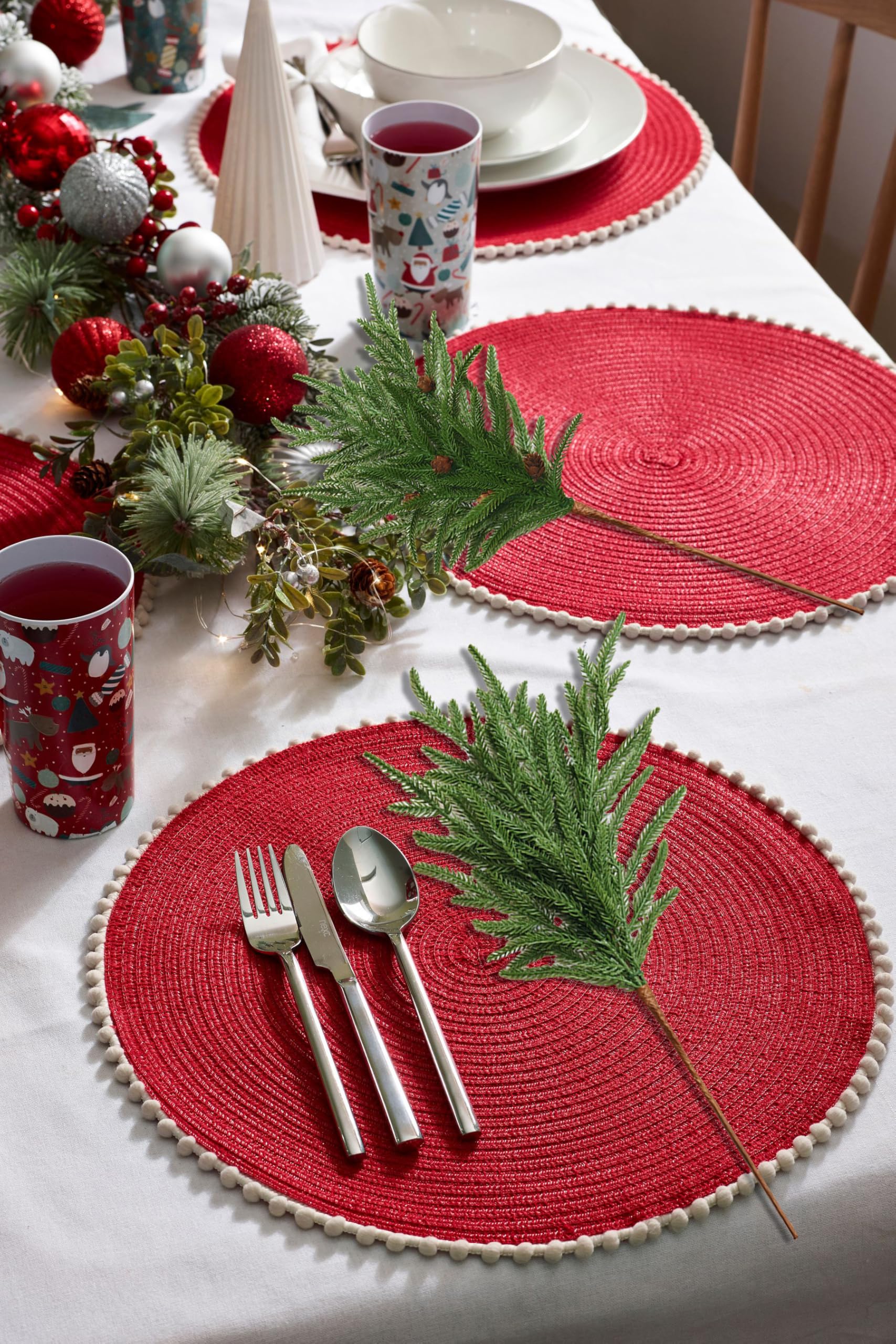 Künstliche Norfolk-Kiefernzweige – 45,7 Cm, 12 Stück, Für Weihnachtsdeko, Girlanden & Vasen