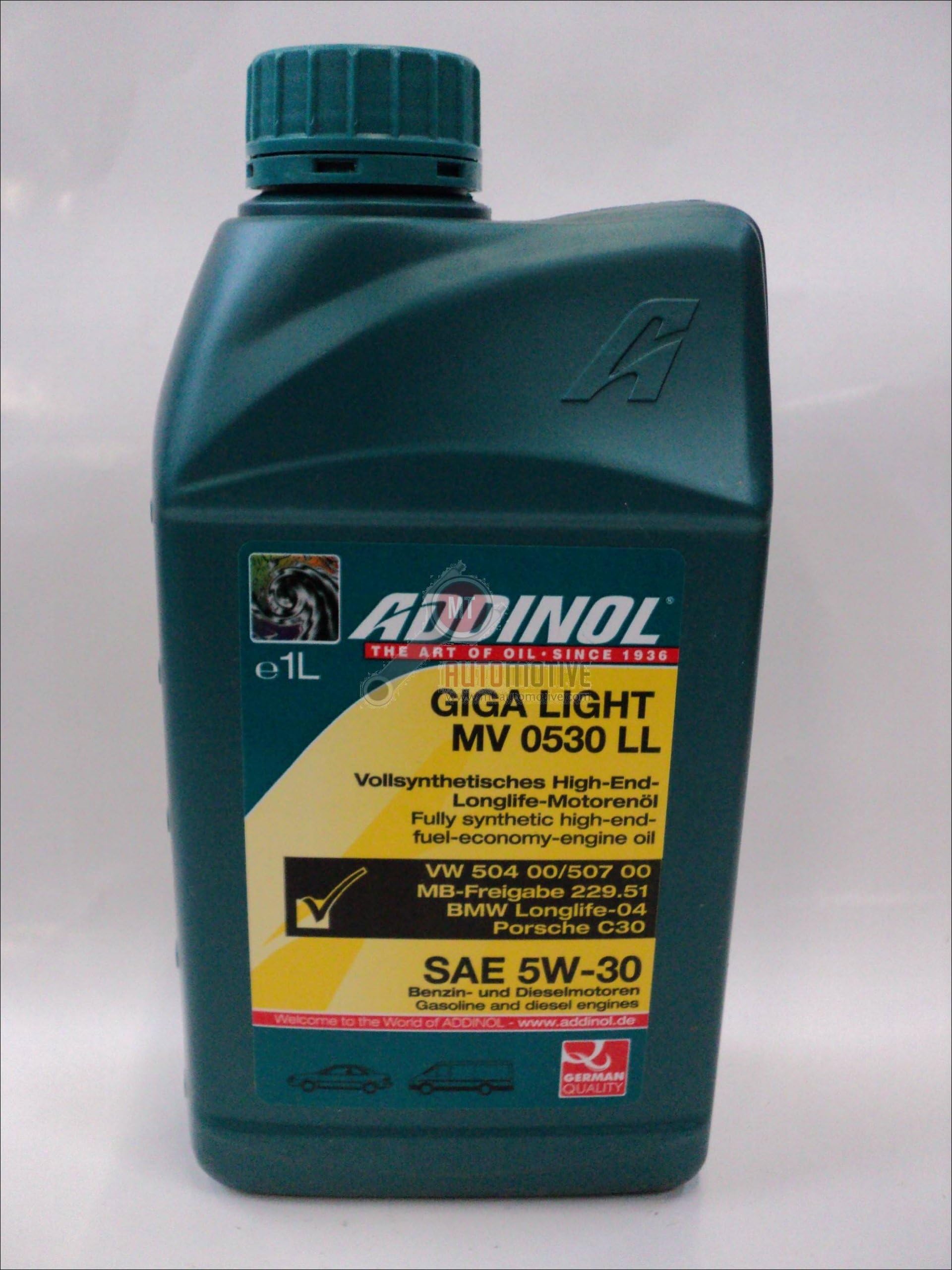 Addinol Giga Light 5W-40 5W-30 LL C3 Engine Oil, 1 Litre