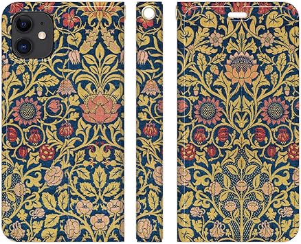 Amazon Co Jp Ruuu ベルトなし Iphone 12 Pro Max 手帳型 スマートフォン Iphoneケース スマホ ケース カバー ウィリアム モリス G 花柄 ひまわり アンティーク アート テキスタイル 植物 ボタニカル ダマスク柄 ペイズリー パターン モダンデザイン 壁紙 タペストリー