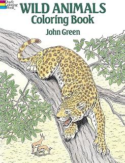 Wild Animals Coloring Book cover