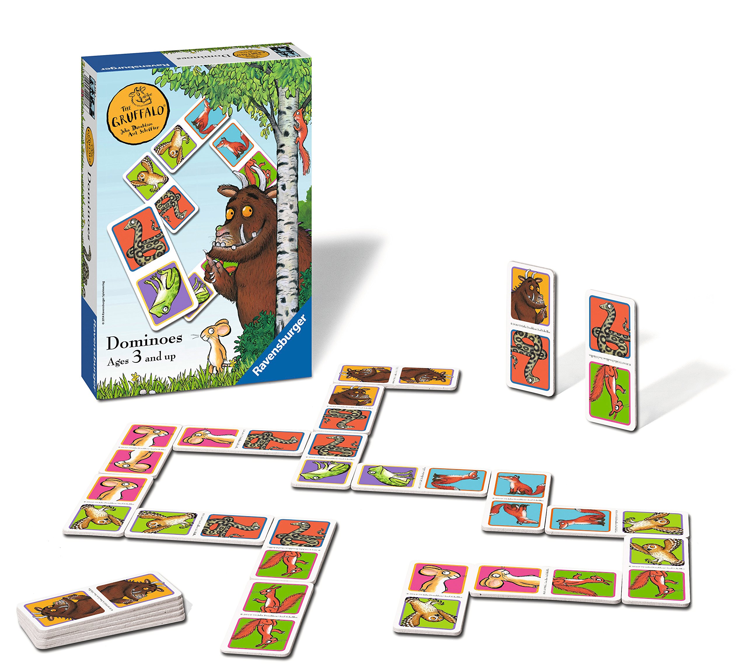 Ravensburger The Gruffalo Dominoes Set Classic Family Game for Children Age 3 Years and Up, Various, 7.48 x 10.83 x 2.36 inches - Image 3