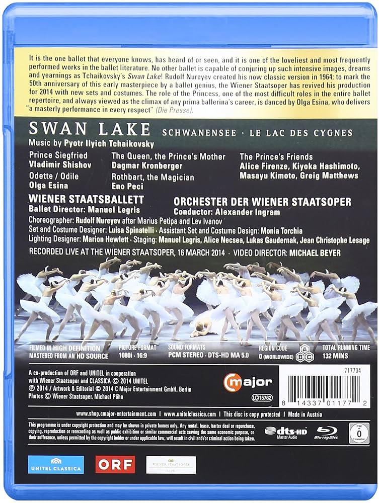 Tchaikovsky: Swan Lake : Various: Amazon.pl: Płyty DVD i Blu-ray