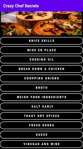 Crazy Chef Secrets